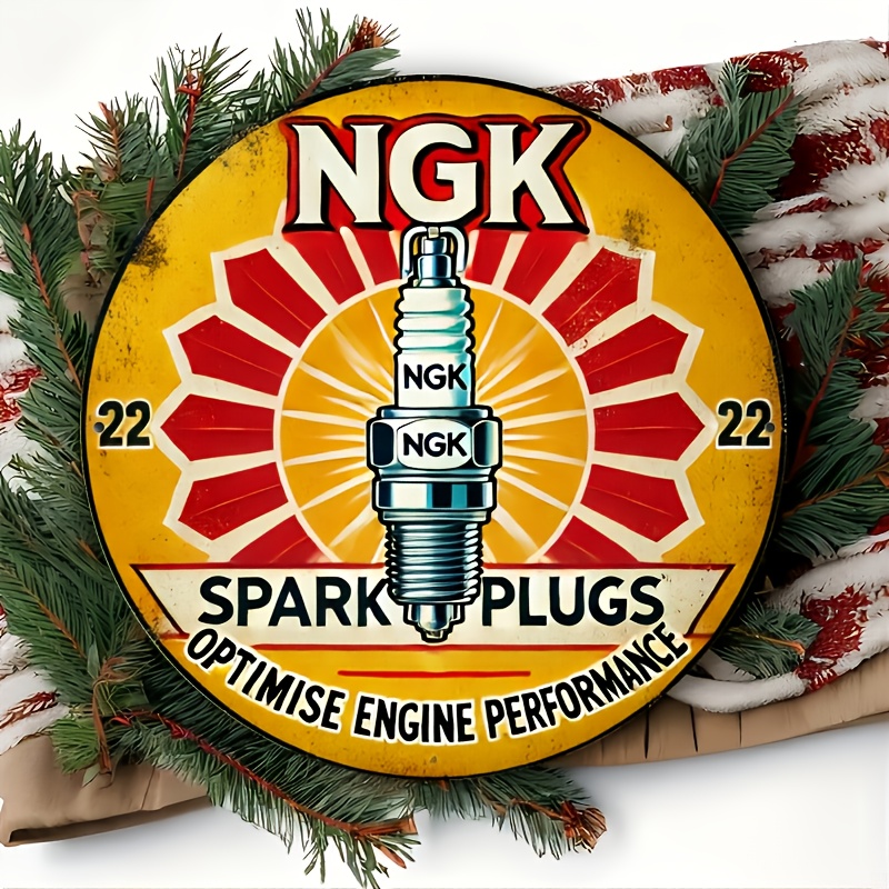 NGK Spark Plug Metal Tin Sign, - Spark Plug ulasan dan harga