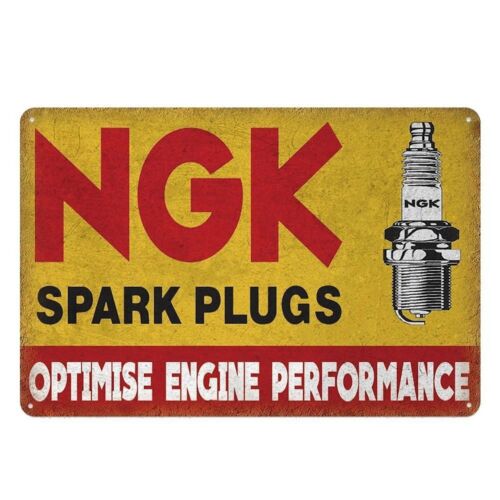 NGK Spark Plugs Tin Sign Retro - Spark Plug ulasan dan harga